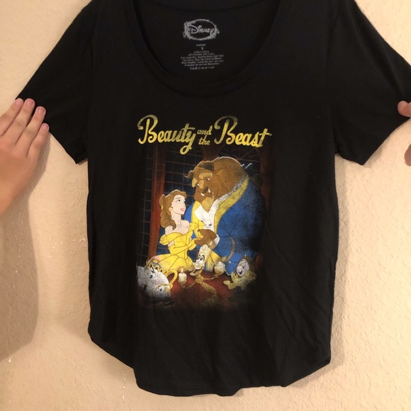 Disney Tops - Beauty and the beast t shirt